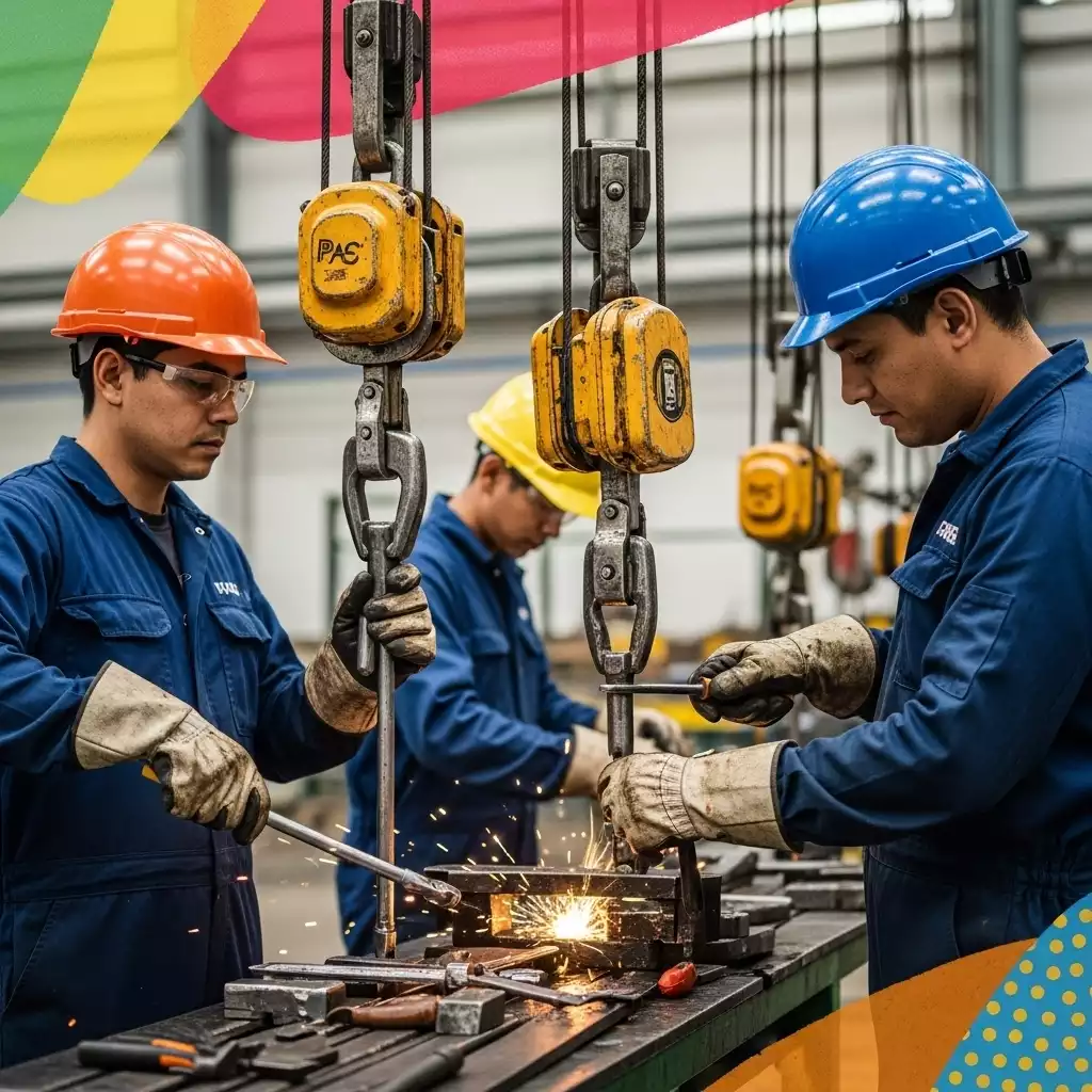 Reparación de polipastos eléctricos y manuales